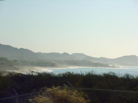 Between San Jose and San Lucas are some pretty beaches