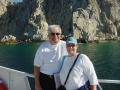 Reed & Sherry in front of the Rocks at Land's End