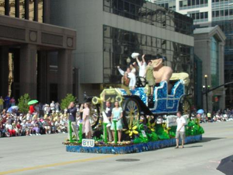 Brigham Young University Float